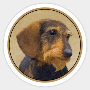 Dachshund (Wirehaired) Sticker